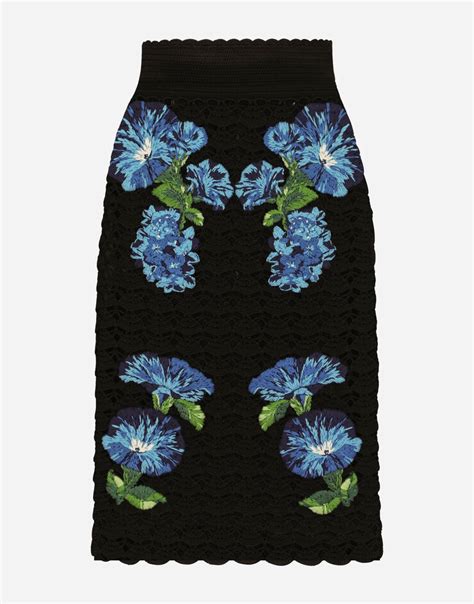 dolce gabbana bluebell skirt|dolce and gabbana denim skirt.